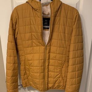 Rip Curl Women's Mustard Quilted Puffer Jacket